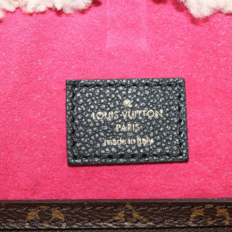 【日本直送】路易威登 Monogram Teddy Neverfull MM 手提包 黑色 M56960 LV Auth fm4970SM-29