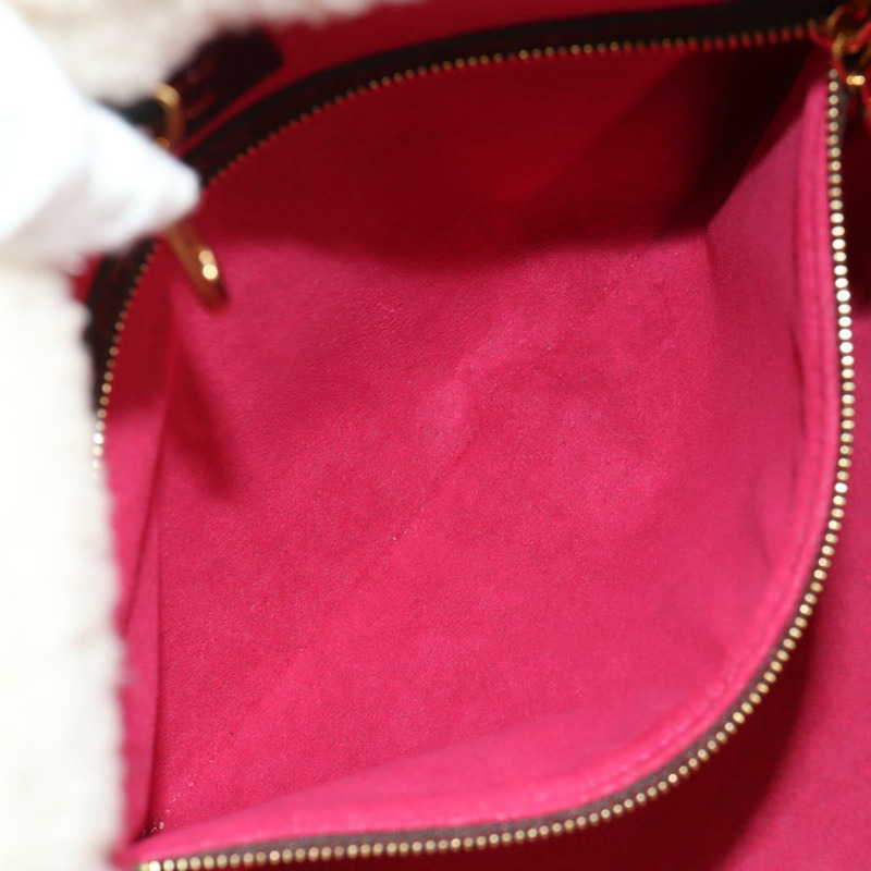 【日本直送】路易威登 Monogram Teddy Neverfull MM 手提包 黑色 M56960 LV Auth fm4970SM-33