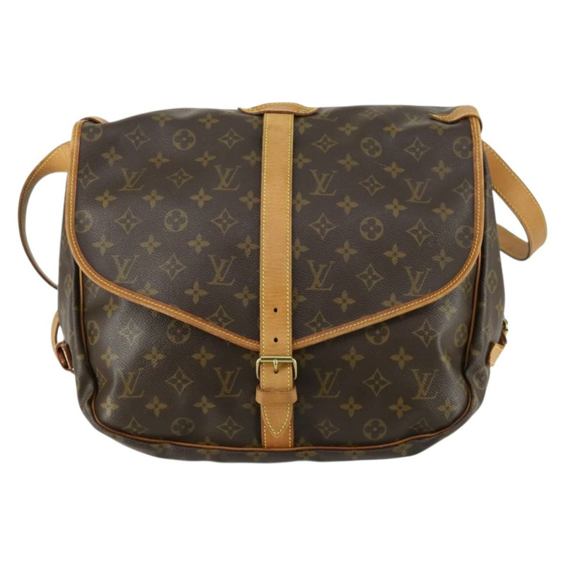 【日本直送】路易威登 Monogram Saumur 35 肩背包 M42254 LV Auth 151754-12