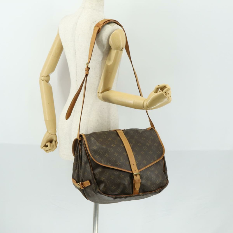 【日本直送】路易威登 Monogram Saumur 35 肩背包 M42254 LV Auth 151754-25