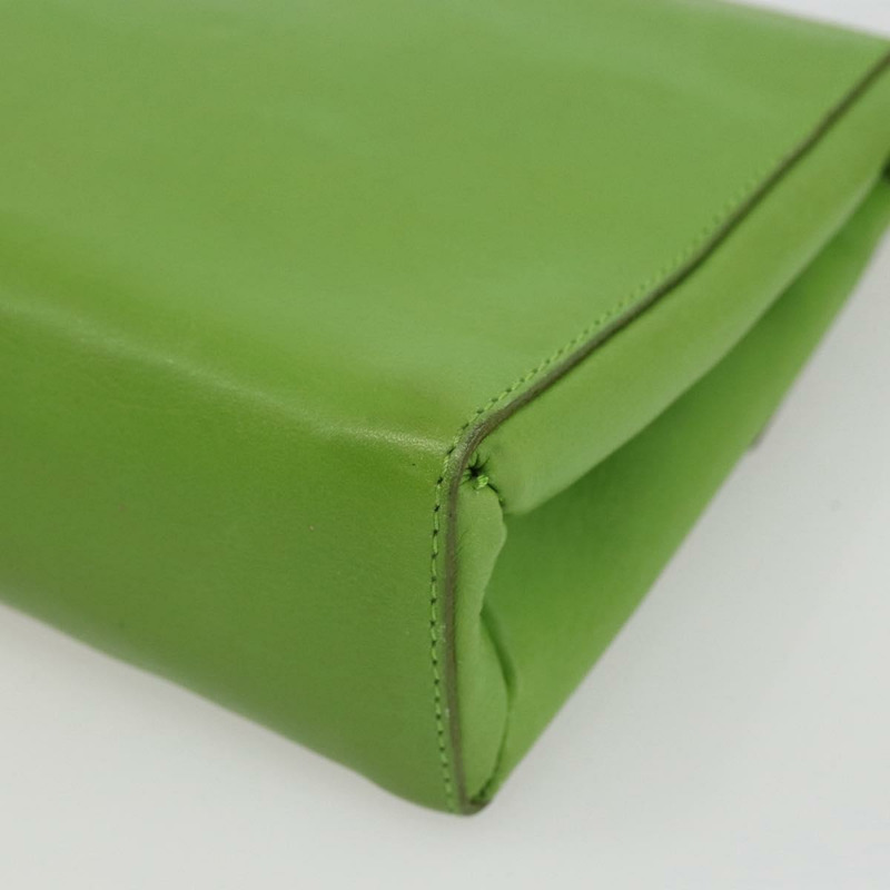 【日本直送】CELINE 圓背包 皮革 金色 淺綠色 正品 156219V-14