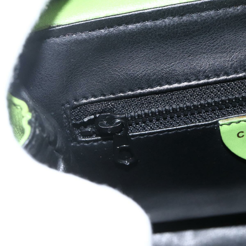 【日本直送】CELINE 圓背包 皮革 金色 淺綠色 正品 156219V-17