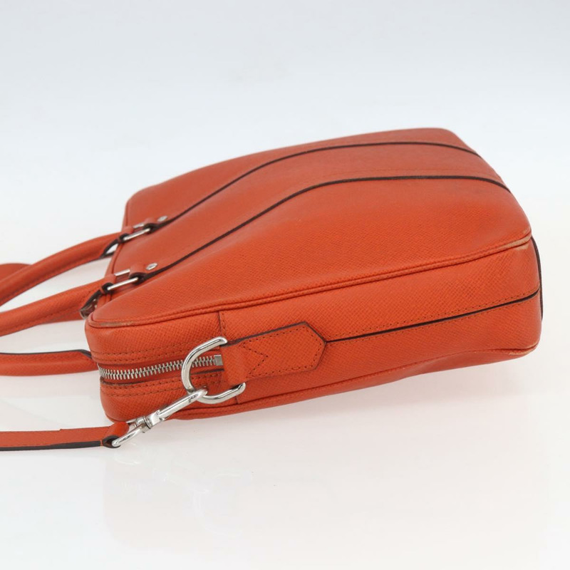 【日本直送】路易威登 Taiga Porte Documents Voyage 手提包 橘色 M30637 LV Auth 156354-2