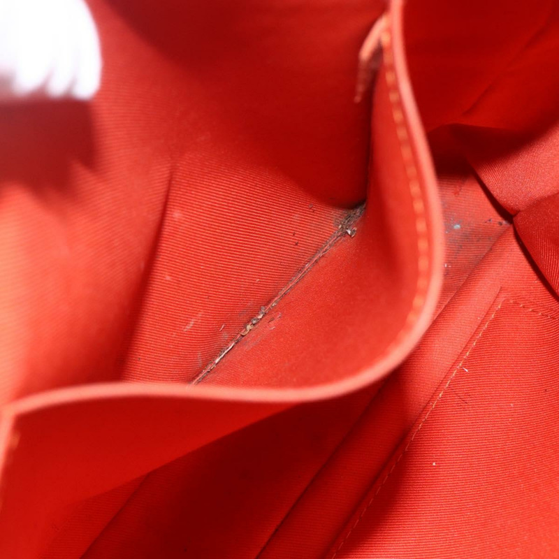 【日本直送】路易威登 Taiga Porte Documents Voyage 手提包 橘色 M30637 LV Auth 156354-21