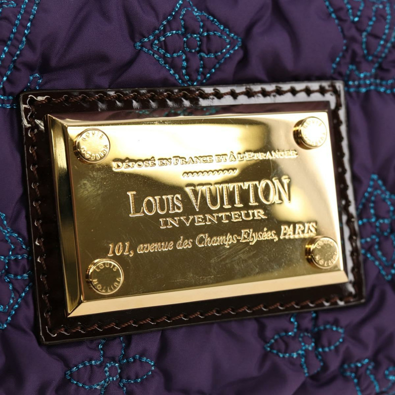 【日本直送】路易威登 Monogram Satin Pochette Devi MM 手袋 紫色 M93197 正品 142093SAM-16