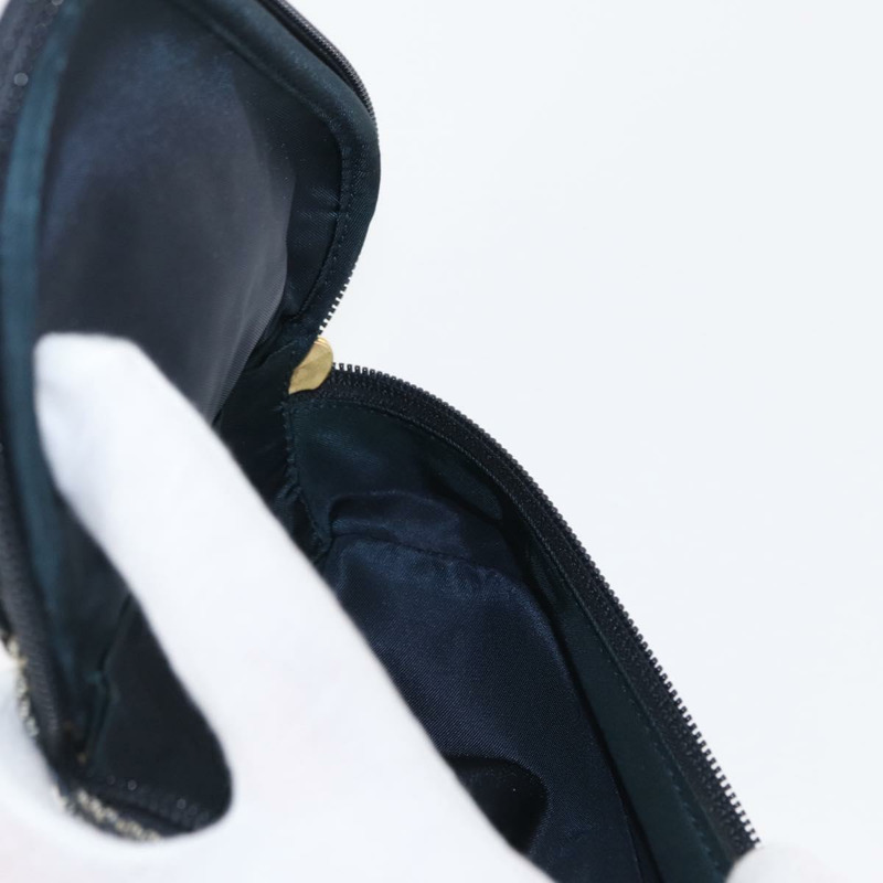 【日本直送】Christian Dior Trotter帆布馬鞍包 藍色金色 正品 153710V-17