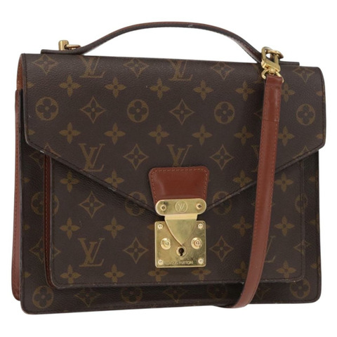 路易威登 Monogram Monceau 28 手提包 M51185 LV 正品 BA8549