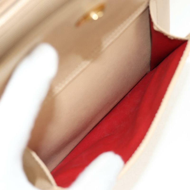 【日本直送】CELINE 手提包 皮革 兩用 米色 金色 正品 BA8676V-21