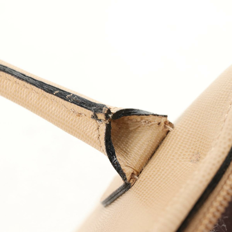 【日本直送】CELINE 手提包 皮革 兩用 米色 金色 正品 BA8676V-24