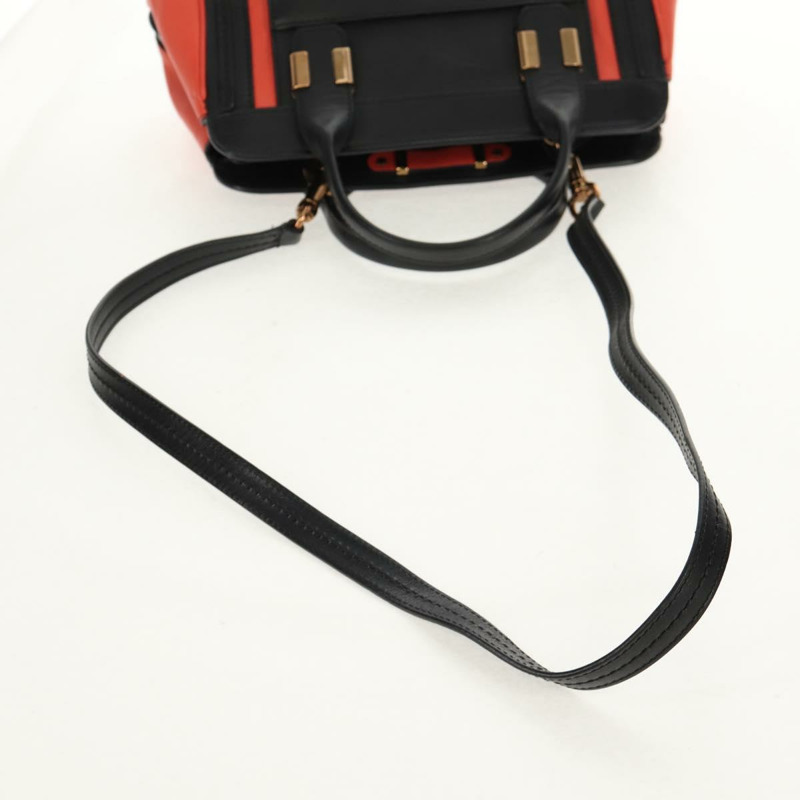 【日本直送】Chloe Alice 手提包 皮革 兩用 黑色 金色 正品 BA8652V-8