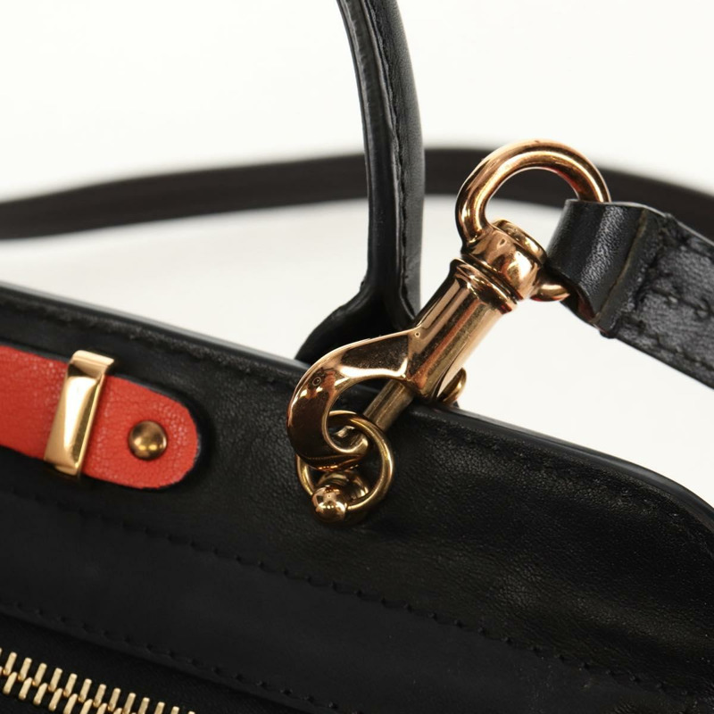 【日本直送】Chloe Alice 手提包 皮革 兩用 黑色 金色 正品 BA8652V-19