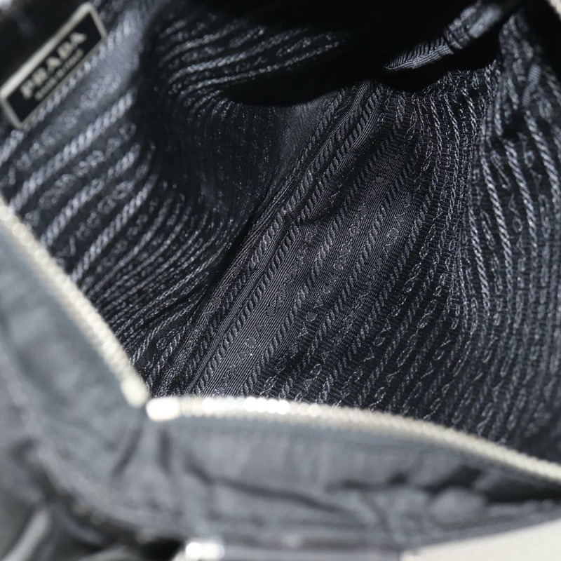 【日本直送】PRADA 單肩包 尼龍 黑色 銀色 正品 153653V-9