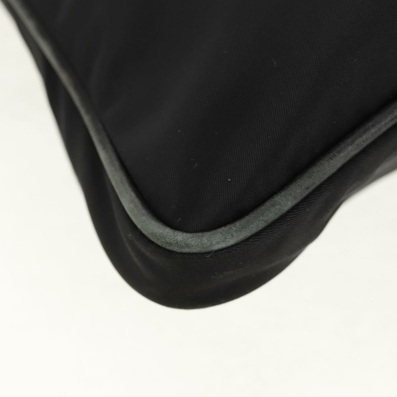 【日本直送】PRADA 單肩包 尼龍 黑色 銀色 正品 153653V-15