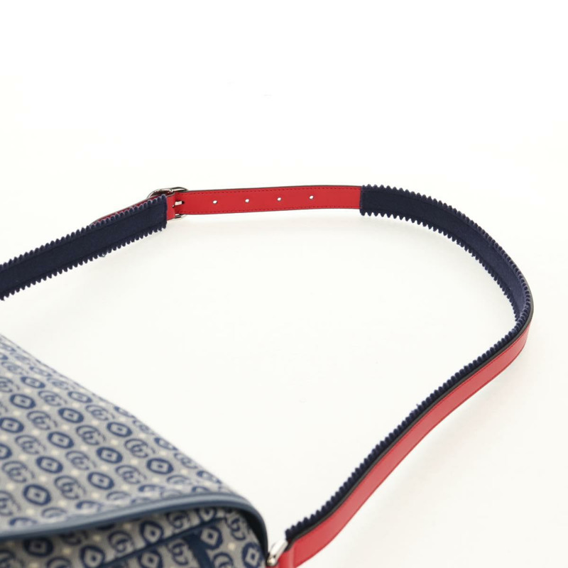 【日本直送】GUCCI帆布肩背包，藍銀色，貨號664143，正品，BA8728SAV-8