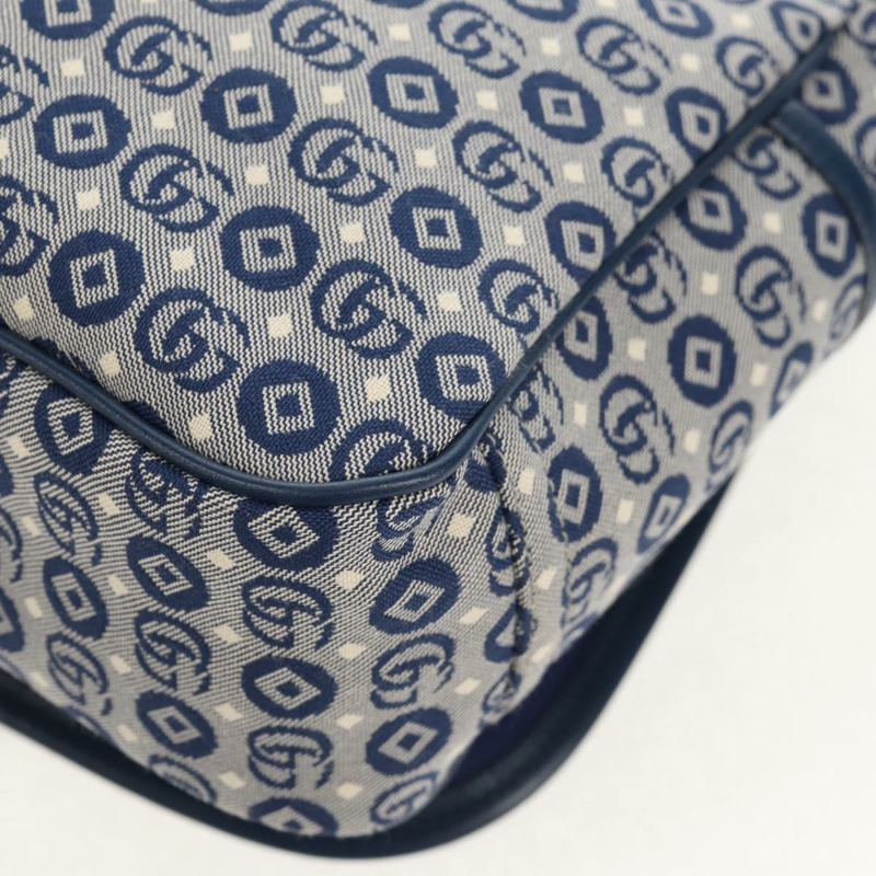 【日本直送】GUCCI帆布肩背包，藍銀色，貨號664143，正品，BA8728SAV-16