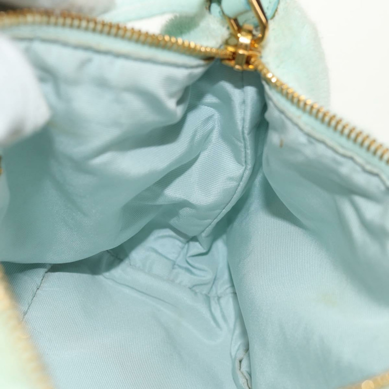 【日本直送】Miu Miu 單肩包 淺藍色 金色 正品 BA8734V-21