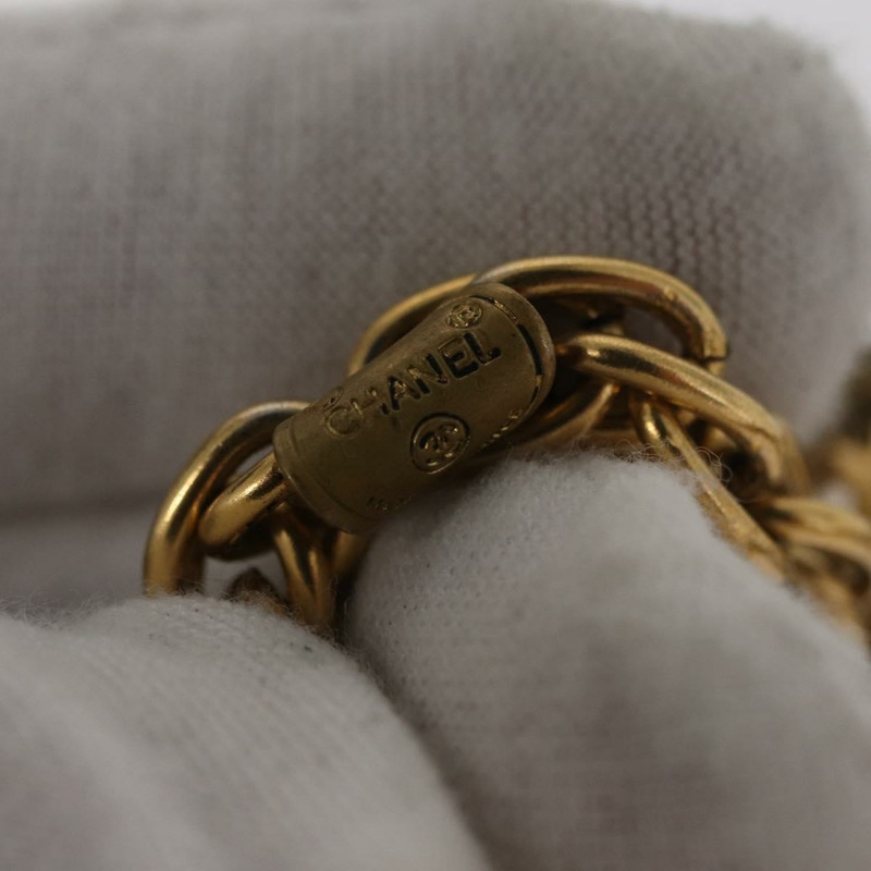 【日本直送】香奈兒 (CHANEL) 項鍊 金屬金色 CC 標誌 Auth bs31569-11