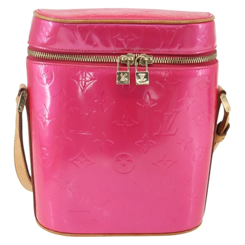 【日本直送】路易威登 Vernis Sullivan 豎款手提包，玫紅色 M91259，LV 正品 156526V-12