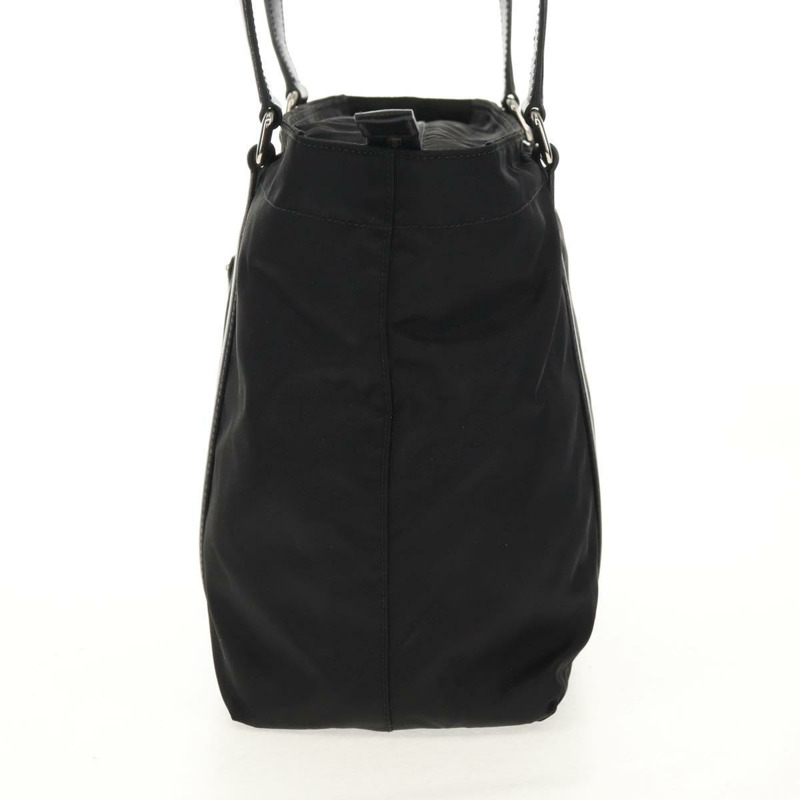 【日本直送】PRADA 尼龍托特包 黑色 銀色 BR2311 正品 yk20106V-2