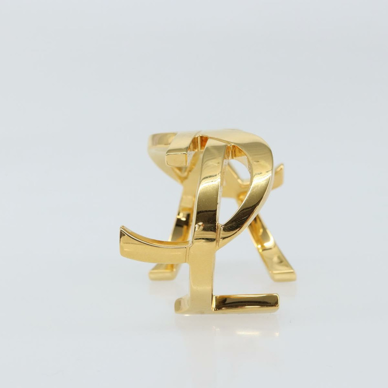 【日本直送】SAINT LAURENT Cassandra 手環 金屬金 Auth yk20028M-6