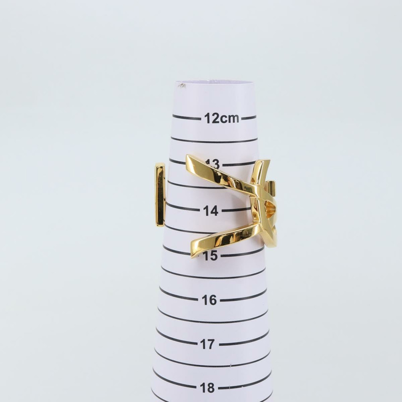 【日本直送】SAINT LAURENT Cassandra 手環 金屬金 Auth yk20028M-9