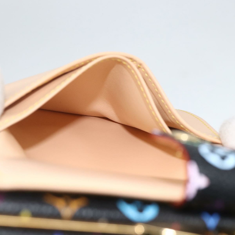 【日本直送】路易威登 多色 Portefeuille Viennois 皮夾黑色 M92988 正品 am10020V-18