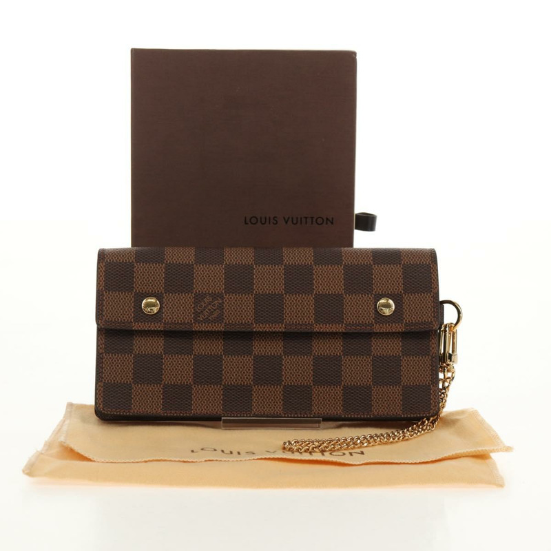 【日本直送】路易威登 Damier Ebene Portefeuille 風琴錢包 N60002 LV 正品 am10027V-11