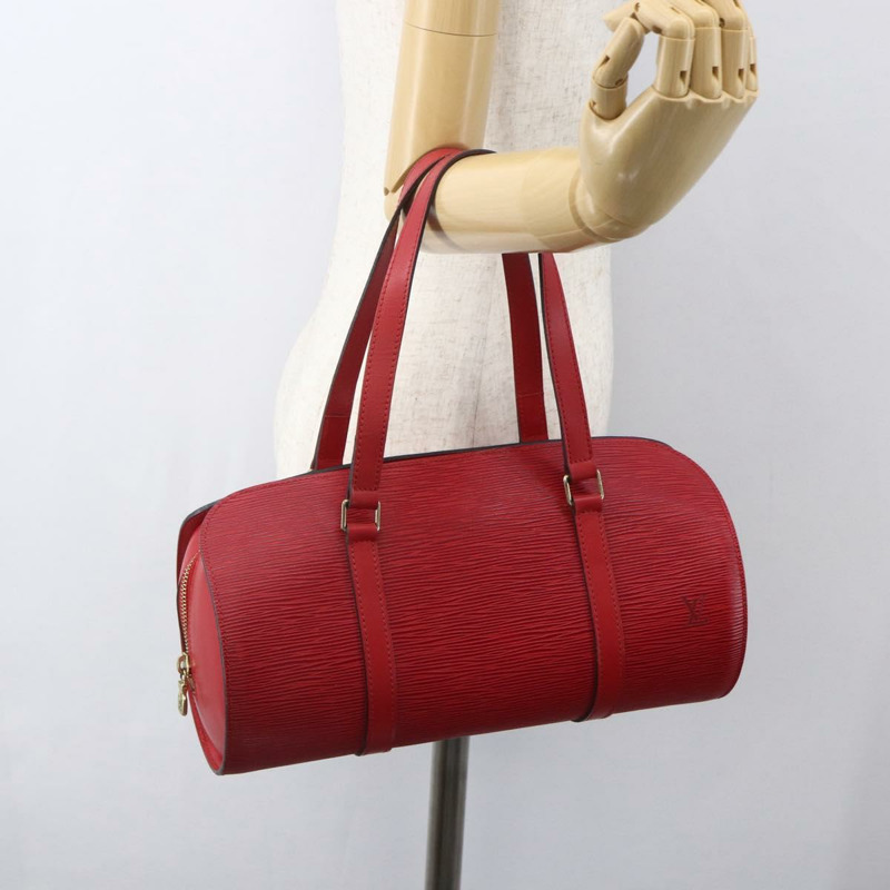 【日本直送】路易威登 Epi Soufflot 手提包紅色 M52227 LV 正品 mr1713-20