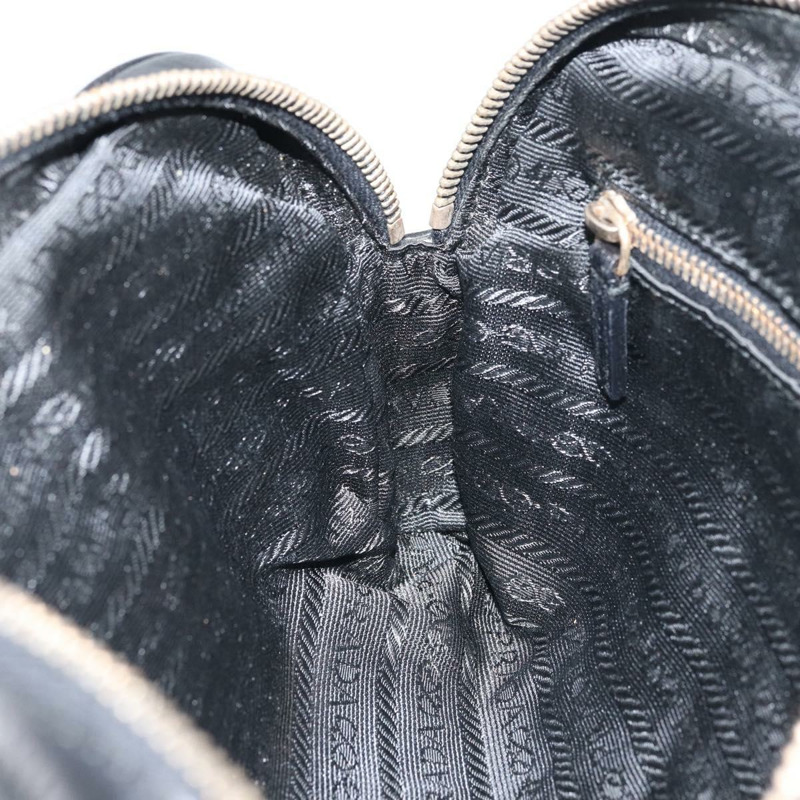 【日本直送】PRADA 尼龍手提包 黑色 金色 正品 157120V-19
