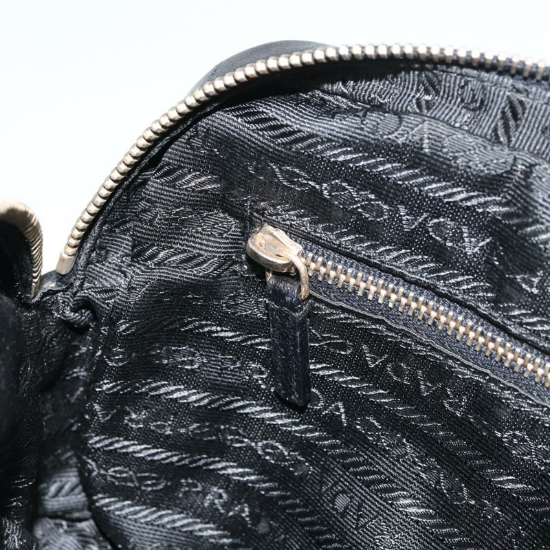 【日本直送】PRADA 尼龍手提包 黑色 金色 正品 157120V-20