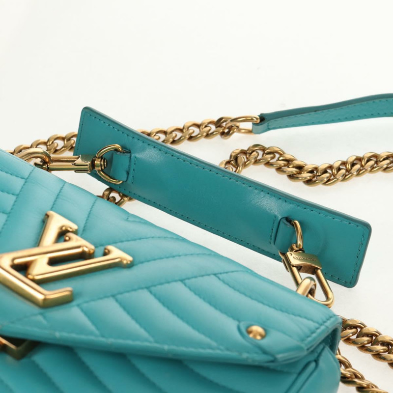 【日本直送】路易威登 New Wave PM 心型包 綠松石藍 M51936 LV 正品 157113M-13