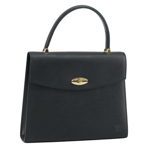 路易威登 Epi Malesherbes 手提包 黑色 M52372 LV Auth mr1661