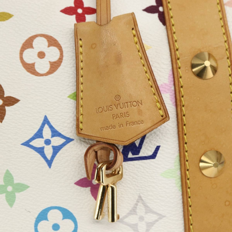 【日本直送】路易威登 Monogram Multicolor Keepall 45 旅行包 白色 M92641 LV 正品 BA8992SAV-7