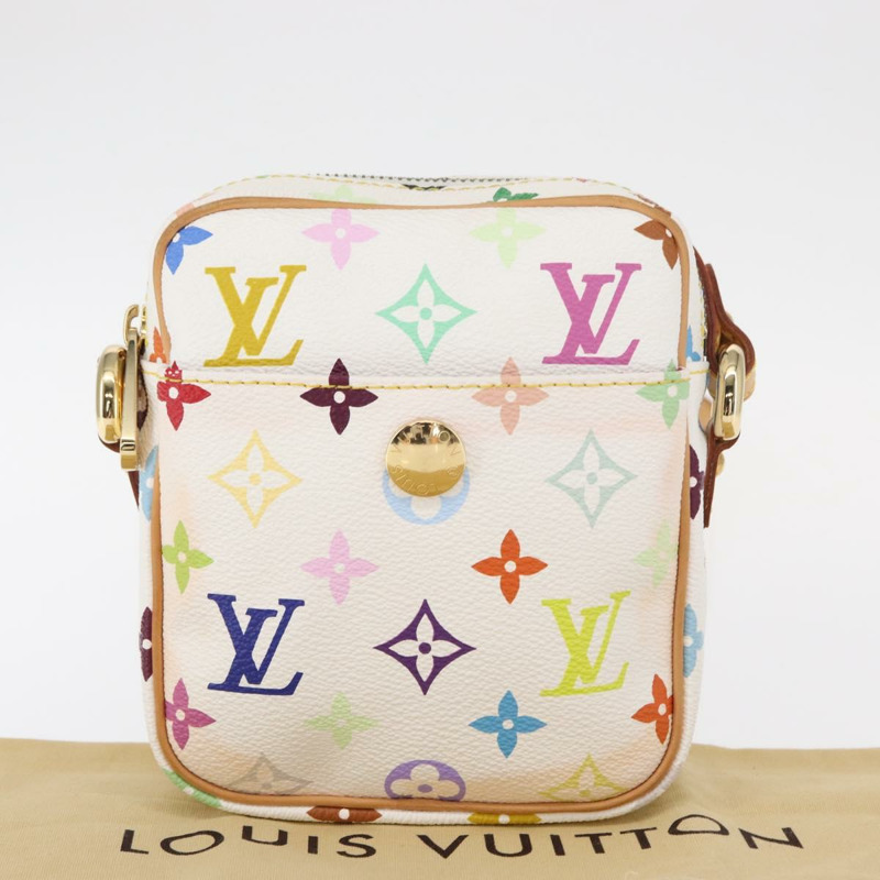 【日本直送】路易威登 Monogram Multicolor Lift 肩背包 白色 M40055 LV 正品 156674V-11