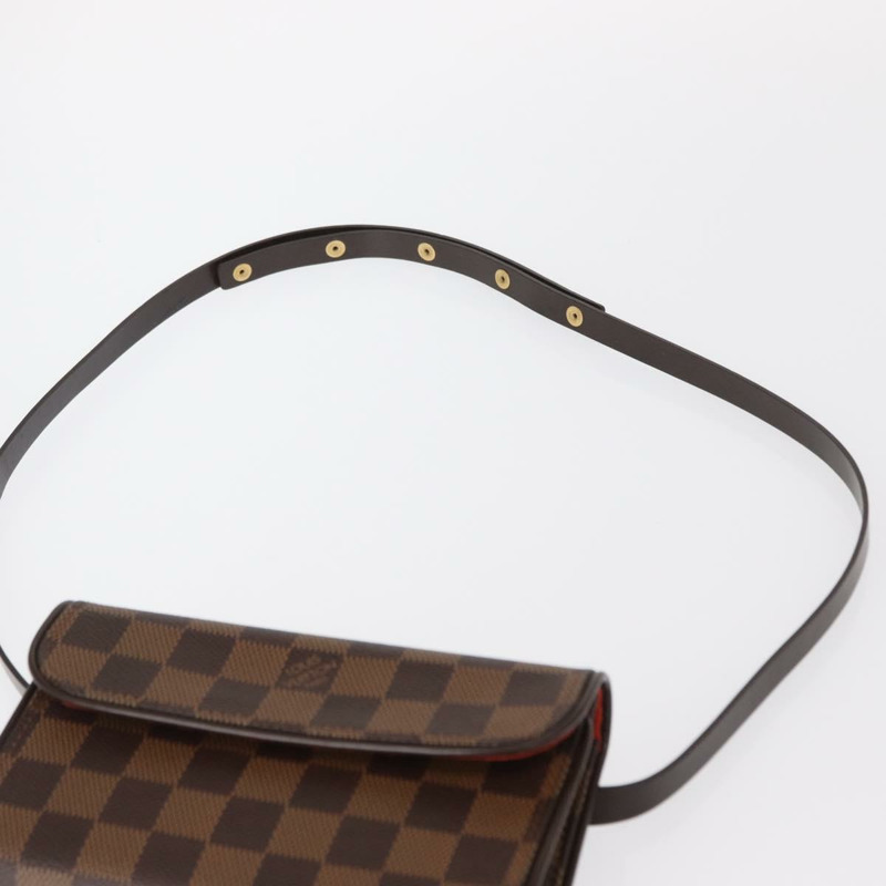 【日本直送】路易威登 Damier Ebene Pochette 佛羅倫薩腰包 N51856 LV 正品 151202V-7