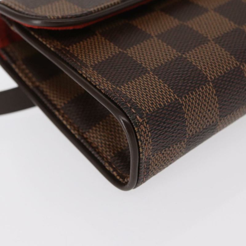 【日本直送】路易威登 Damier Ebene Pochette 佛羅倫薩腰包 N51856 LV 正品 151202V-13