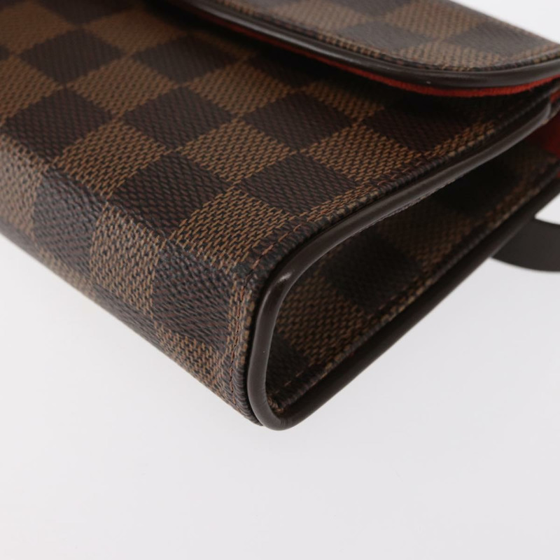 【日本直送】路易威登 Damier Ebene Pochette 佛羅倫薩腰包 N51856 LV 正品 151202V-14