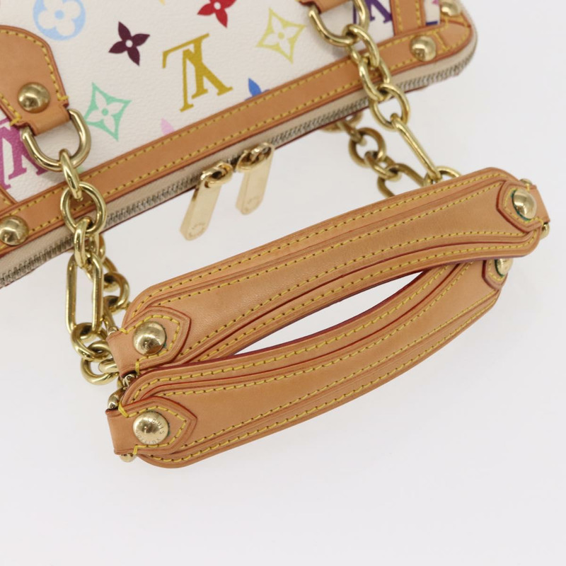 【日本直送】路易威登 Monogram Multicolor Gracie MM 手袋 白色 M92590 LV 正品 151203SM-6