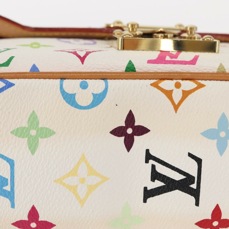 【日本直送】路易威登 Monogram Multicolor Gracie MM 手袋 白色 M92590 LV 正品 151203SM-15