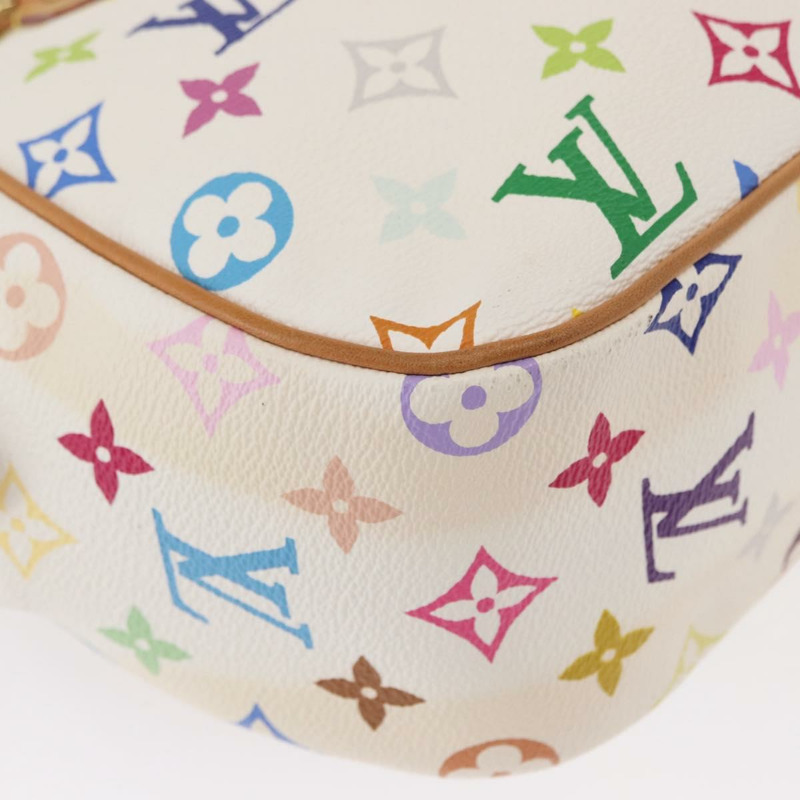 【日本直送】路易威登 Monogram Multicolor Gracie MM 手袋 白色 M92590 LV 正品 151203SM-18