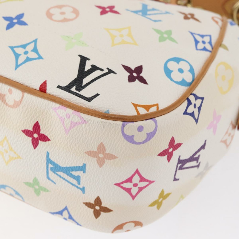 【日本直送】路易威登 Monogram Multicolor Gracie MM 手袋 白色 M92590 LV 正品 151203SM-19