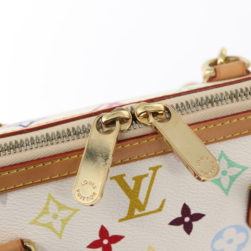 【日本直送】路易威登 Monogram Multicolor Gracie MM 手袋 白色 M92590 LV 正品 151203SM-21