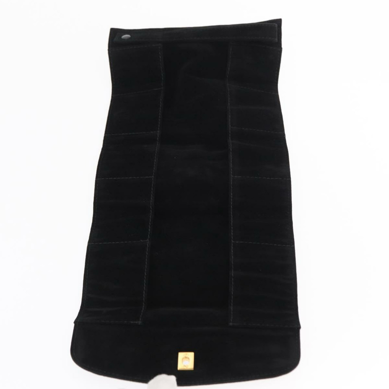 【日本直送】香奈兒 (CHANEL) 漆皮雙肩包，黑色金色雙C標誌，貨號 146552V-27