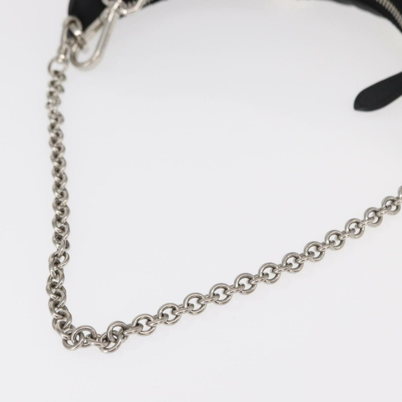 【日本直送】PRADA 2005 復刻版單肩包，尼龍材質，黑色/銀色，1BH204，正品編號：157130SAM-6