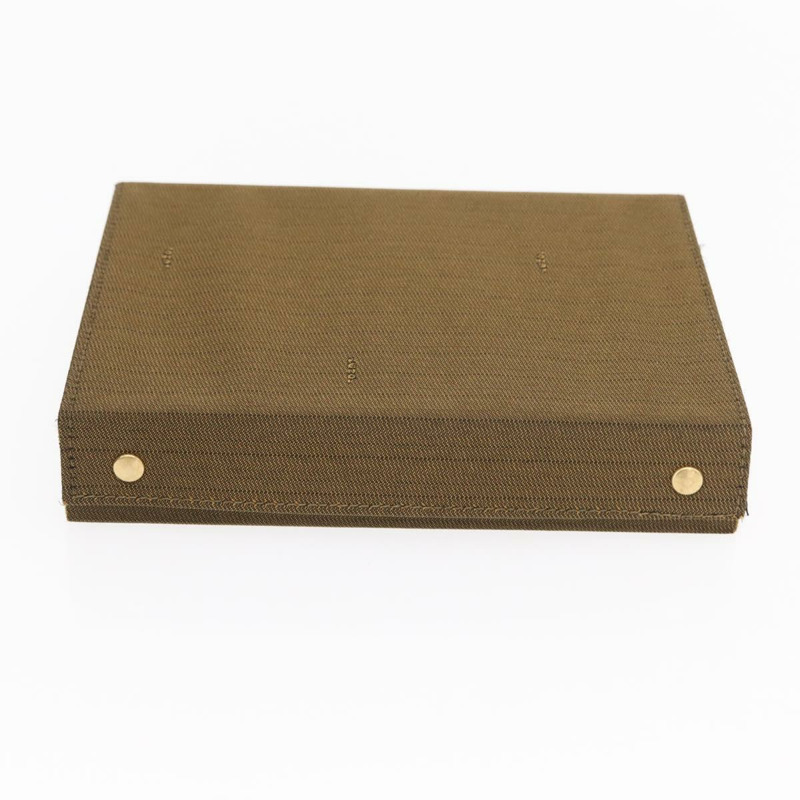 【日本直送】FENDI Zucca帆布化妝箱，黑色/棕色，正品，貨號155108SAV-21