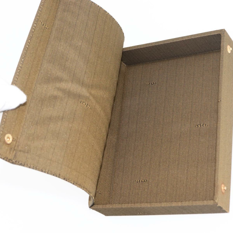 【日本直送】FENDI Zucca帆布化妝箱，黑色/棕色，正品，貨號155108SAV-22