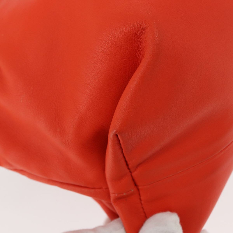 【日本直送】BOTTEGA VENETA 鏈條單肩包 皮革 橘色 金色 正品 146565SAV-14