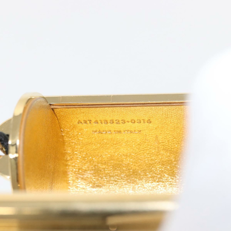 【日本直送】SAINT LAURENT 鏈條 Cassandra 單肩包 塑膠 金色 正品 146564SAM-10