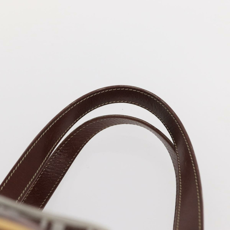 【日本直送】FENDI Zucchino帆布手提包 白色 棕色 正品 146551V-7