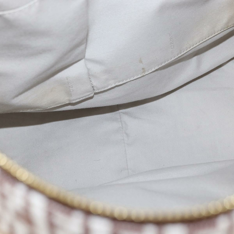 【日本直送】FENDI Zucchino帆布手提包 白色 棕色 正品 146551V-9